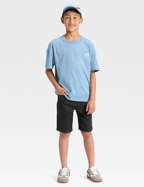 Playera Cat & Jack manga al codo para niño