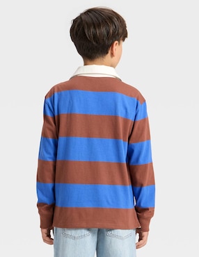 Playera tipo polo Cat & Jack de algodón para niño