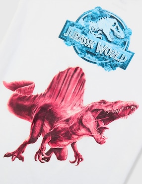 Playera Jurassic World Jurassic World manga corta para niño