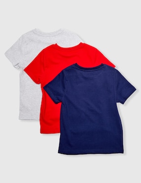 Set playera 365 Essential manga corta para niño