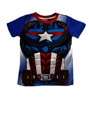 Conjunto Marvel capitán américa de algodón para niño