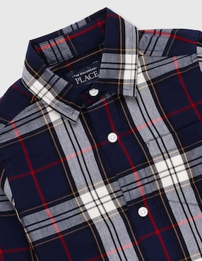 Camisa casual The Children's Place manga larga para niño