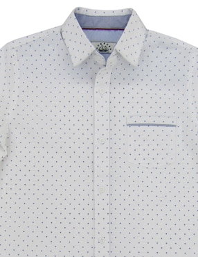 Camisa casual Ouragan de algodón manga corta para niño