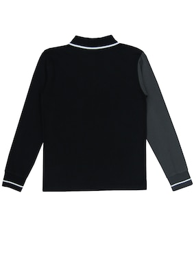 Playera tipo polo Push de algodón para niño