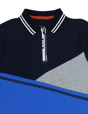 Playera tipo polo Push de algodón para niño