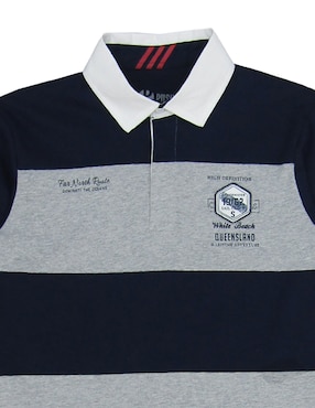 Playera tipo polo Push de algodón para niño
