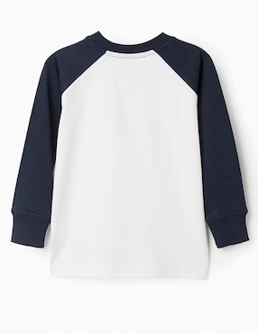 Playera Zippy manga larga para niño