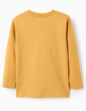 Playera Zippy manga larga para niño