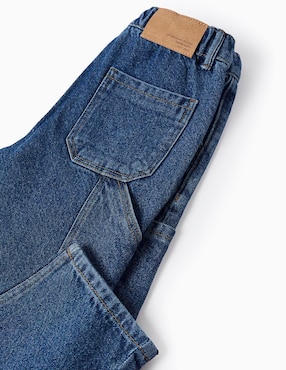 Jeans amplio Zippy lavado claro para niño