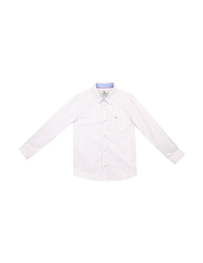Camisa casual Ferrioni de algodón manga larga para niño