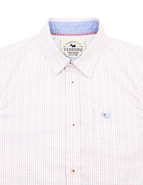 Camisa casual Ferrioni de algodón manga larga para niño