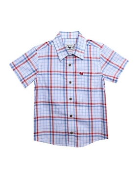 Camisa casual Ferrioni de algodón manga corta para niño