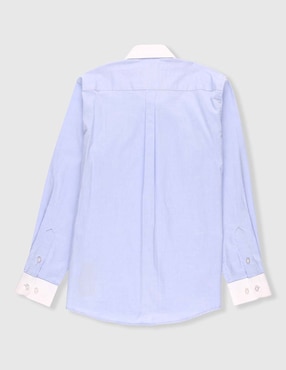 Camisa de vestir Jbe de algodón manga larga para niño