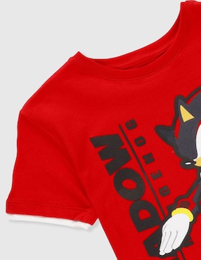 Playera Sonic Sonic manga corta para niño