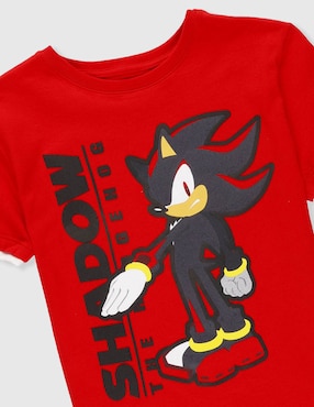 Playera Sonic Sonic manga corta para niño