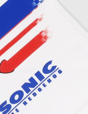 Playera Sonic Sonic The Hedgehug manga corta para niño