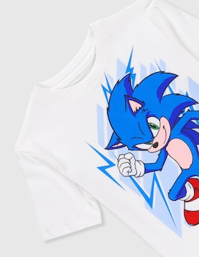 Playera Sonic Sonic manga corta para niño