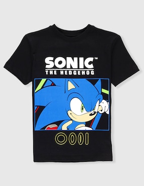 Playera Sonic Sonic manga corta para niño