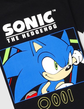 Playera Sonic Sonic manga corta para niño