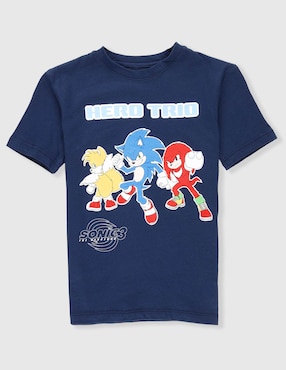 Playera Sonic Hero Trio manga corta para niño