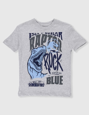 Playera Jurassic World Jurassic World manga corta para niño