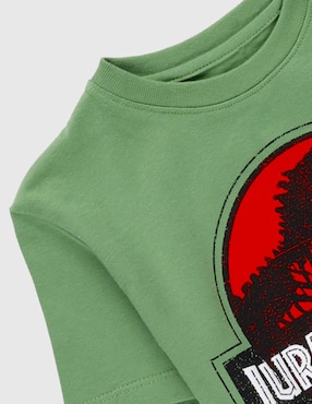 Playera Jurassic World Jurassic World manga corta para niño