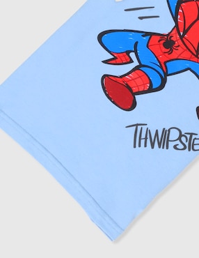 Playera Spider-man Marvel manga corta para niño