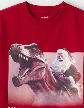 Playera Carters manga larga para niño