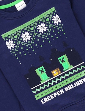 Sudadera Minecraft Creeper para niño