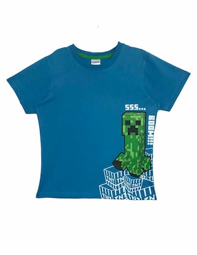 Playera Minecraft Minecraft manga corta para niño