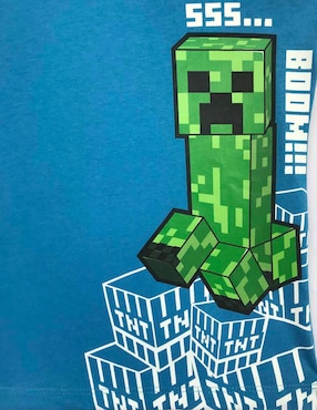 Playera Minecraft Minecraft manga corta para niño