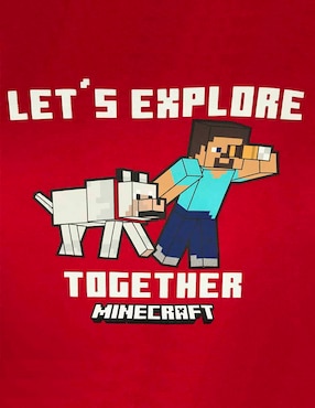 Playera Minecraft Minecraft manga corta para niño