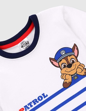 Playera Paw Patrol Paw Patrol manga corta para niño