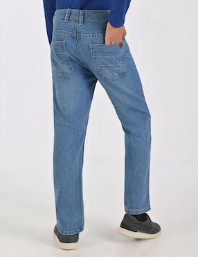 Jeans slim Yale lavado medio para niño