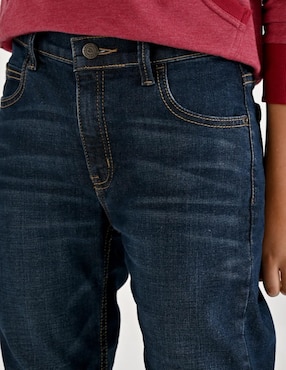 Jeans slim Yale lavado medio para niño