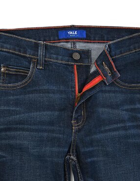 Jeans slim Yale lavado medio para niño