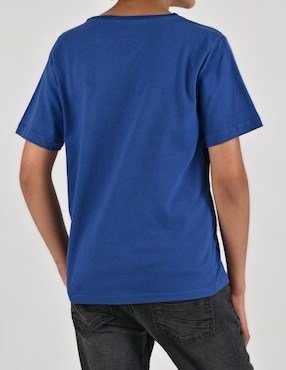 Playera Yale manga corta para niño