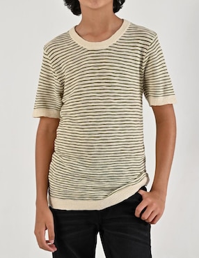 Playera Yale manga corta para niño
