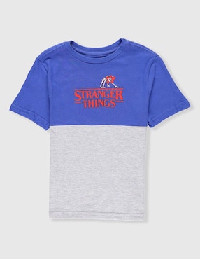 Playera Stranger Things Stranger Things manga corta para niño