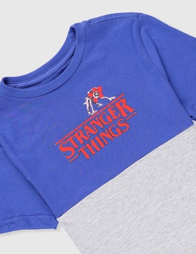 Playera Stranger Things Stranger Things manga corta para niño
