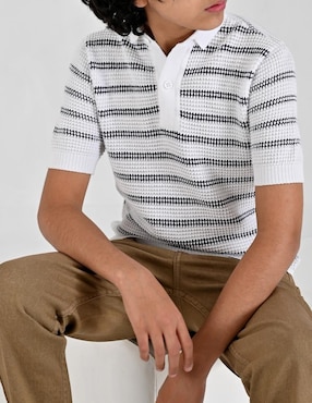 Playera tipo polo Yale para niño