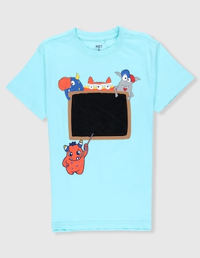 Playera Matt & Megan manga corta para niño