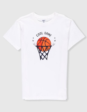 Playera Matt & Megan manga corta para niño