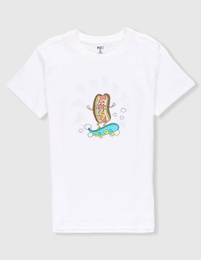 Playera Matt & Megan manga corta para niño