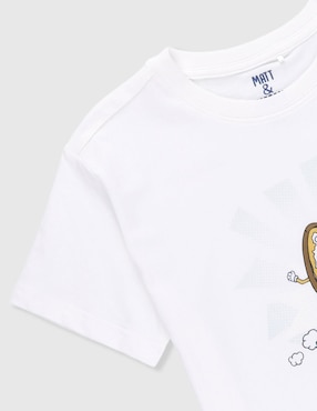 Playera Matt & Megan manga corta para niño