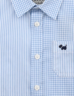 Camisa casual Ferrioni Mereli de algodón manga larga para niño