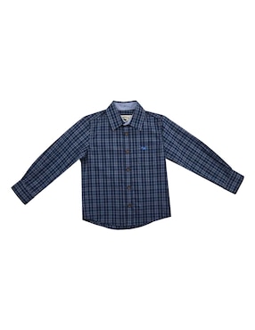 Camisa casual Ferrioni Culbertson de algodón manga larga para niño