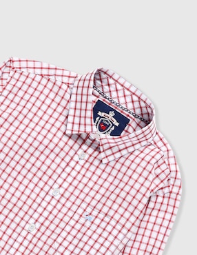 Camisa casual Ferrioni de algodón manga larga para niño