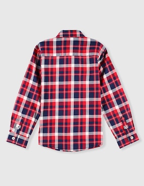 Camisa casual Ferrioni de algodón manga larga para niño