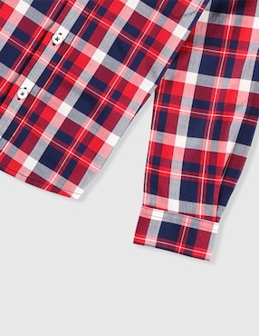 Camisa casual Ferrioni de algodón manga larga para niño